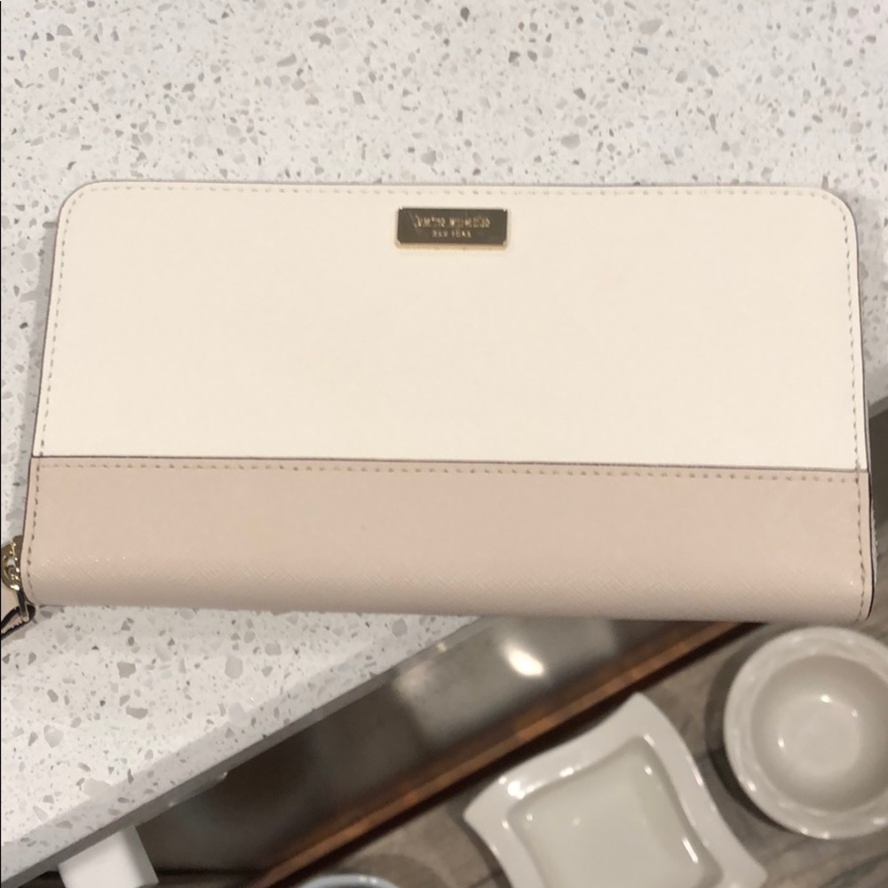 Kate spade wallet.  Cement/PMC.